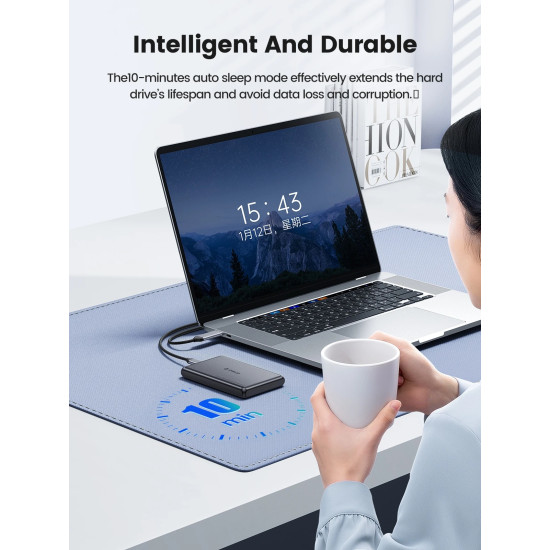 Orico външна кутия за диск Storage - Case - 2.5 inch USB-C/A Black - DDL25-C3-BK Orico външна кутия за диск Storage - Case - 2.5 inch USB-C/A Black - DDL25-C3-BK