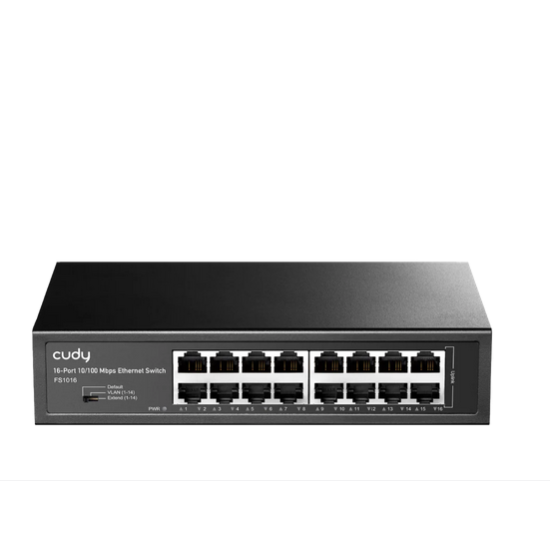 Switch Cudy FS1016, 16-Port 10/100Mbps, Metal Switch Switch Cudy FS1016, 16-Port 10/100Mbps, Metal Switch