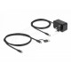 Delock 7 портов USB хъб с 3 порта 10 Gbps и 4 Портове за бързо зареждане 5 Gbps сс превключвател