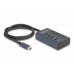 Delock USB Хъб, 4 x USB Type-C, 10 Gbps