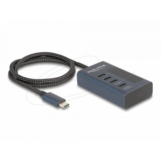 Delock USB Хъб, 4 x USB Type-C, 10 Gbps Delock USB Хъб, 4 x USB Type-C, 10 Gbps