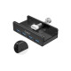 Orico хъб USB 3.0 HUB Clip Type 4 port - aux Micro-USB power input, Black - MH4PU-P-BK