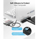 Orico хъб USB 3.0 HUB Clip Type 4 port, Black - MH4PU-BK