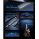 Orico хъб HUB USB-C 5 port - USB3.0 x 1, USB2.0 x 2, USB-C x 2, Aluminium - YSA4-U2-GY