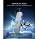 Orico хъб HUB USB-C/USB-A 4 port - USB3.0 x 1, USB2.0 x 3, Aluminium - YSA5-U3-GY