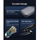 Orico хъб HUB USB-C/A 4 port - USB3.0 x 1, SD/TF x 2, USB2.0 x 2, USB-C x 2, Aluminium - YSA6-U3-GY