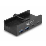 Delock External USB 5 Gbps 4 Port Hub 2 x USB Type-A and 2 x USB Type-C™ with Locking Screw Delock External USB 5 Gbps 4 Port Hub 2 x USB Type-A and 2 x USB Type-C™ with Locking Screw