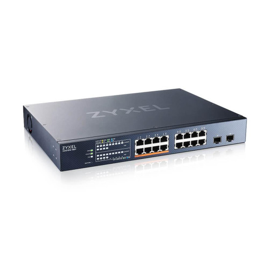 Switch ZyXEL XMG1915-18EP,  16-port 2.5GbE Smart Managed PoE Switch with 2 SFP+ Uplink Switch ZyXEL XMG1915-18EP,  16-port 2.5GbE Smart Managed PoE Switch with 2 SFP+ Uplink