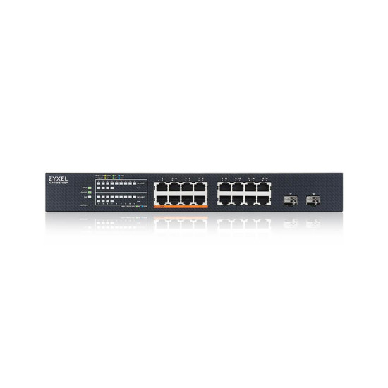 Switch ZyXEL XMG1915-18EP,  16-port 2.5GbE Smart Managed PoE Switch with 2 SFP+ Uplink Switch ZyXEL XMG1915-18EP,  16-port 2.5GbE Smart Managed PoE Switch with 2 SFP+ Uplink