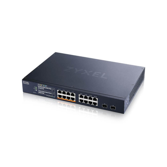 Switch ZyXEL XMG1915-18EP,  16-port 2.5GbE Smart Managed PoE Switch with 2 SFP+ Uplink Switch ZyXEL XMG1915-18EP,  16-port 2.5GbE Smart Managed PoE Switch with 2 SFP+ Uplink