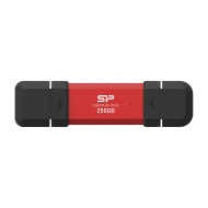 Външен SSD Silicon Power DS72 Red - 250GB