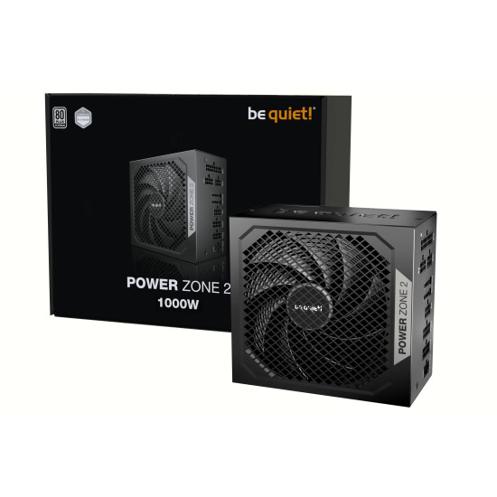 be quiet! захранване PSU ATX 3.1 Platinum - POWER ZONE 2 1000W be quiet! захранване PSU ATX 3.1 Platinum - POWER ZONE 2 1000W