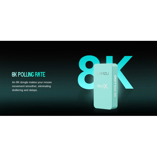 Lamzu професионална геймърска мишка MAYA X 8K - Wireless Gaming Mouse - Aimlabs Edition Lamzu професионална геймърска мишка MAYA X 8K - Wireless Gaming Mouse - Aimlabs Edition
