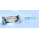 Lamzu професионална геймърска механична клавиатура Professional Gaming Mechanical Keyboard JET 75 - 8K, Magnetic Gateron Jade Switches - Black/Yellow