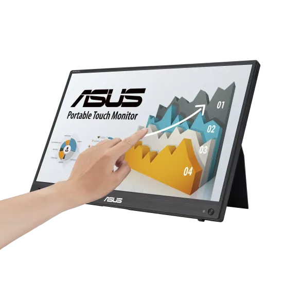 Портативен тъч Монитор ASUS ZenScreen Touch MB16AMTR, 16