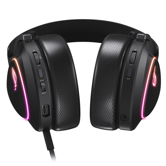 Gaming Wireless Headphones ASUS ROG Delta II - USB-C, Aura Sync RGB Gaming Wireless Headphones ASUS ROG Delta II - USB-C, Aura Sync RGB