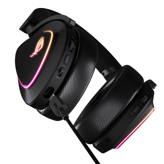 Gaming Wireless Headphones ASUS ROG Delta II - USB-C, Aura Sync RGB Gaming Wireless Headphones ASUS ROG Delta II - USB-C, Aura Sync RGB