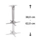 Projector Ceiling Mount HAMA 108784, 8 kg, Silver Projector Ceiling Mount HAMA 108784, 8 kg, Silver