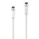 Hama Antenna Cable, Coax Plug - Coax Socket, 3 m, 90 dB Hama Antenna Cable, Coax Plug - Coax Socket, 3 m, 90 dB