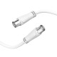 Hama Antenna Cable, Coax Plug - Coax Socket, 3 m, 90 dB Hama Antenna Cable, Coax Plug - Coax Socket, 3 m, 90 dB
