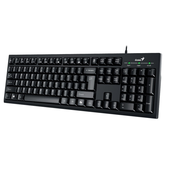 Genius клавиатура кирилизирана Smart Keyboard KB-100 Black - AI, BG Layout, USB