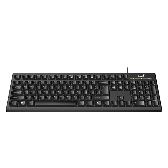 Genius клавиатура кирилизирана Smart Keyboard KB-100 Black - AI, BG Layout, USB