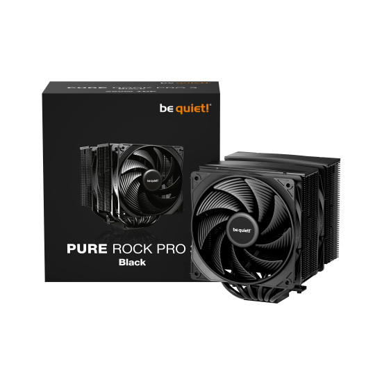 be quiet! охладител за процесор CPU Cooler - Pure Rock Pro 3 Black - Dual-Tower