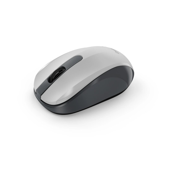 Genius безжина безшумна мишка Wireless Silent Mouse - NX-8008S White+Gray - Silent, 2.4GHz