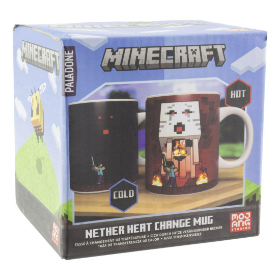 Paladone Minecraft Nether Heat Change Mug, PP10590MCF Paladone Minecraft Nether Heat Change Mug, PP10590MCF