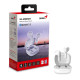 Genius безжични слушалки TWS Bluetooth 5.3 Earphones HS-M905BT White Genius безжични слушалки TWS Bluetooth 5.3 Earphones HS-M905BT White