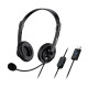 Genius слушалки с микрофон Headset HS-230U - USB, Mic, Black
