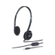 Genius слушалки с микрофон Headset HS-200C - Lightweight, Black Genius слушалки с микрофон Headset HS-200C - Lightweight, Black