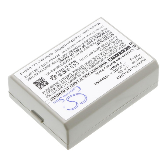 Camera Battery for CANON LPE5 LiIon 7.2V 1080mAh Cameron Sino Camera Battery for CANON LPE5 LiIon 7.2V 1080mAh Cameron Sino