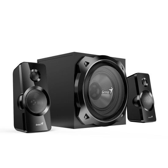 Genius тонколони Speakers 2.1 - SW-2.1 1850BT - 50W RMS, Bluetooth, Black Genius тонколони Speakers 2.1 - SW-2.1 1850BT - 50W RMS, Bluetooth, Black
