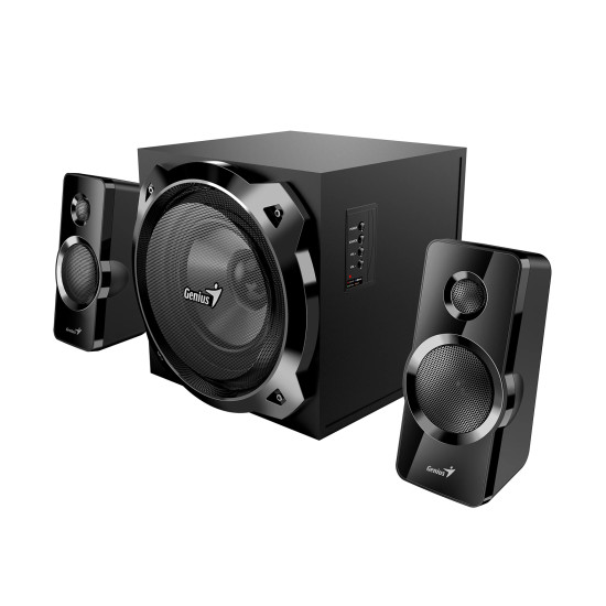 Genius тонколони Speakers 2.1 - SW-2.1 1850BT - 50W RMS, Bluetooth, Black Genius тонколони Speakers 2.1 - SW-2.1 1850BT - 50W RMS, Bluetooth, Black