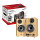 Genius тонколони Speakers 2.0 - SP-HF520BT - 20W RMS, Bluetooth, 3D Surround, Pine Wood Genius тонколони Speakers 2.0 - SP-HF520BT - 20W RMS, Bluetooth, 3D Surround, Pine Wood