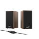 Genius тонколони Speakers 2.0 - SP-HF180 - 6W, USB, Wood Genius тонколони Speakers 2.0 - SP-HF180 - 6W, USB, Wood