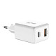 Genius бързо зарядно Fast Charger PD-20AC - 20W, USB-A, USB-C, PD3.0, QC3.0, White