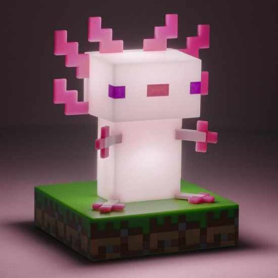 Лампа Paladone Icons: Minecraft - Axolotl Light Лампа Paladone Icons: Minecraft - Axolotl Light