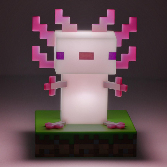 Лампа Paladone Icons: Minecraft - Axolotl Light Лампа Paladone Icons: Minecraft - Axolotl Light