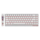 Madlions професионална геймърска механична клавиатура Professional Gaming Mechanical Keyboard MAD 68 R White- 8K, Kunlun Magnetic Switches [Linear]