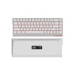 Madlions професионална геймърска механична клавиатура Professional Gaming Mechanical Keyboard MAD 68 R White- 8K, Kunlun Magnetic Switches [Linear]