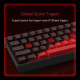 Madlions професионална геймърска механична клавиатура Professional Gaming Mechanical Keyboard MAD 68 R White- 8K, Kunlun Magnetic Switches [Linear]