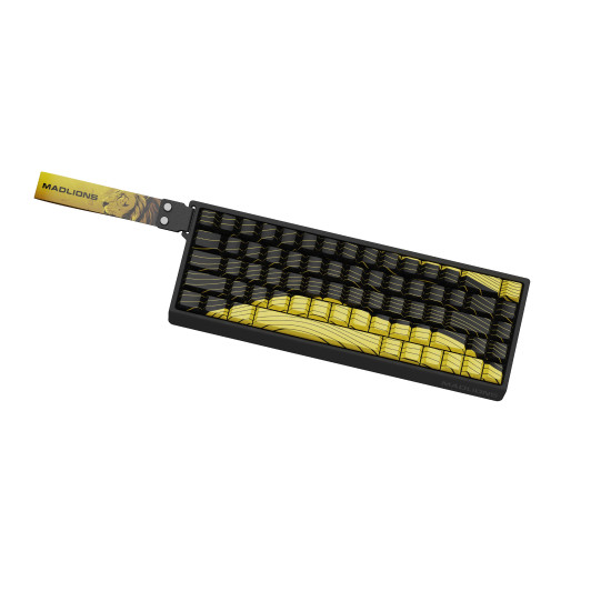 Madlions професионална геймърска механична клавиатура Professional Gaming Mechanical Keyboard MAD 68 HE Contour Flagship - 8K, Magnetic Amber Pro [Linear]