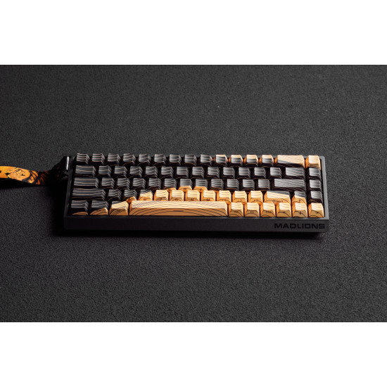 Madlions професионална геймърска механична клавиатура Professional Gaming Mechanical Keyboard MAD 68 HE Contour Flagship - 8K, Magnetic Amber Pro [Linear]