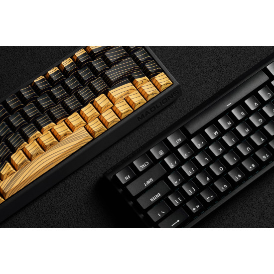 Madlions професионална геймърска механична клавиатура Professional Gaming Mechanical Keyboard MAD 68 HE Contour Flagship - 8K, Magnetic Amber Pro [Linear]