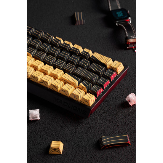 Madlions професионална геймърска механична клавиатура Professional Gaming Mechanical Keyboard MAD 68 HE Contour Flagship - 8K, Magnetic Amber Pro [Linear]