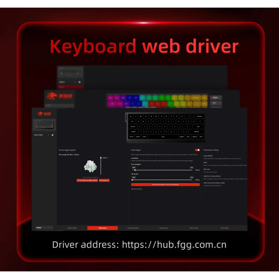 Madlions професионална геймърска механична клавиатура Professional Gaming Mechanical Keyboard MAD 68 HE Contour Flagship - 8K, Magnetic Amber Pro [Linear]