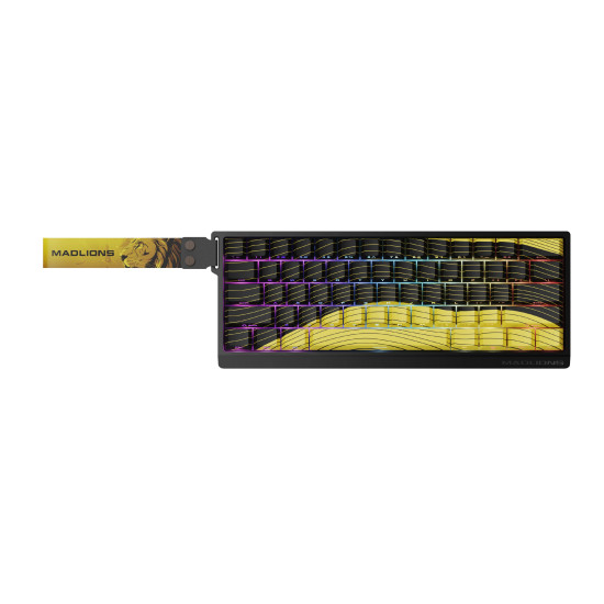 Madlions професионална геймърска механична клавиатура Professional Gaming Mechanical Keyboard MAD 60 HE Contour Flagship - 8K, Gateron Jade Pro [Linear]