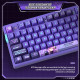VGN безжична геймърска механична клавиатура Wireless Gaming Mechanical Keyboard - V87 Starry Sky - Dynamic Silver Switches [Linear]